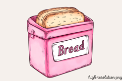 Pink Kitchen Coquette Kitchen Clipart PNG, Product Image 1