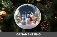 3D christmas ornament - snowman Product Image 1