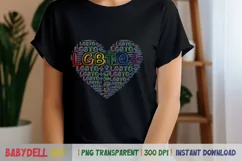 LGBTQ Sublimation PNG - Pride Digital Download Product Image 1