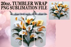 Enchanting Springtime 3D Floral 20oz Sublimation Product Image 1