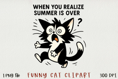 Cute &amp; Funny Cat BUNDLE, PNG. Product Image 16