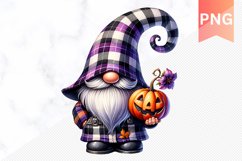 Halloween Gnome Sublimation - Clipart PNG Design Product Image 1
