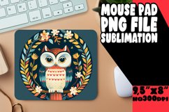 Wise Owl Print Mouse Pad Collection Product Image 1