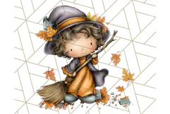 Woodland Autumn Parade Clipart PNG Fall Animals Product Image 3