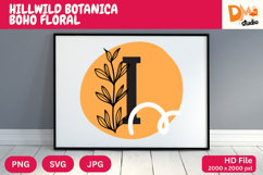 Hillwild Botanica Boho Floral Monogram Product Image 1