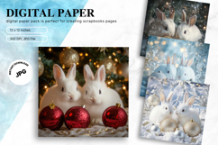 Easter Bunny Background Backdrop Rabbit Wallpaper Wall Art19 Product Image 1