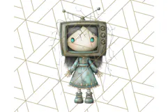 Creepy Dolls Clipart PNG Haunted Toy Characters Product Image 3