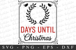 Days Until Christmas Svg | Christmas svg Product Image 1