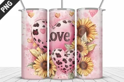 Lovely Hearts Tumbler Design | Valentine's Day Tumbler Wrap Product Image 4