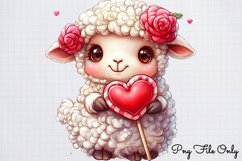 Lollipop Animals Clipart PNG Product Image 1