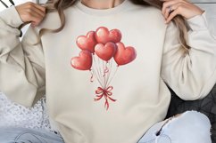 Cute Watercolor Valentines Day Clipart PNG Product Image 1