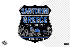Summer Travel Road Signs PNG Clipart Product Image 1