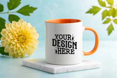 Coffee Mug Mockups, Spring Mug Mockup, Styled Stock Mockup Product Image 1