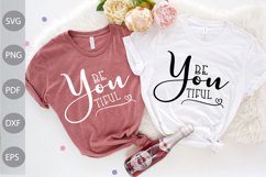 Be-You-Tiful SVG Design Product Image 1