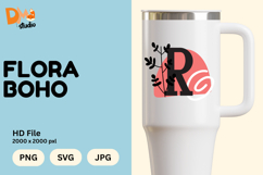 Flora Boho Monogram Product Image 1
