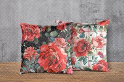 Watercolor Flowers Background|Valentine's Day sublimation Product Image 7