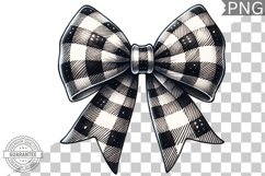 Fall Autumn Coquette Bow - High-Quality Sublimation Design Product Image 1