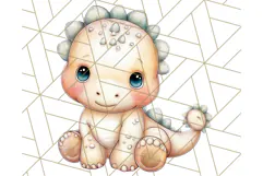 Cute Cartoon Dinosaur Clipart PNG, Prehistoric Animals PNG Product Image 3