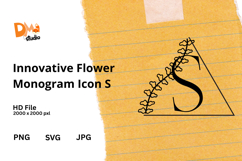 Innovative Flower Monogram Icon Product Image 1