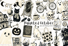 Haunted October Nights Clipart Product Image 1