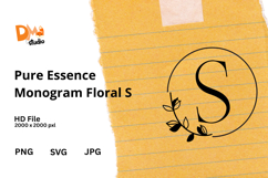 Pure Essence Monogram Floral Product Image 1