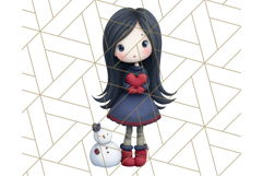 Christmas Whimsy Clipart, Holiday Kids PNG Graphics Product Image 3