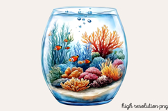 Fantasy Underwater Sublimation PNG Product Image 1