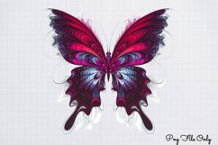 Smoke Butterflies Clipart PNG Product Image 1