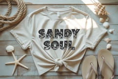 Ocean Hugs Cute Sea Life Font with Waves &amp; Dolphins Product Image 9