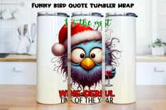 Funny bird quote Tumbler Wrap|PNG, 20 oz. Product Image 1