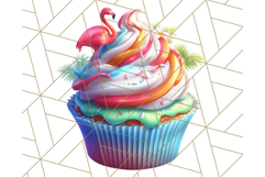 Bright Summer Cupcake PNG Clipart, Colorful Cupcakes Product Image 3