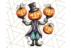 Spooky Carnival Characters Clipart PNG, Halloween Clipart Product Image 3