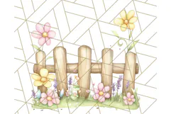 Pastel Farm Nursery PNG Clipart, Baby Animals And Elements Product Image 3