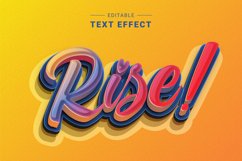 Editable Text Effect for Illustrator. Vector Graphic styles Product Image 1