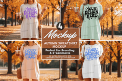 Autumn,Fall Sweatshirt Mockup Set Autumn Sweatshirt Mockup Product Image 1
