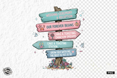 Summer Wedding Signspots Clipart Product Image 1