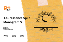 Lauressence Split Monogram Product Image 1