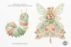 Spring Insects Garden Clipart Product Image 2