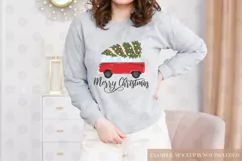 Christmas Van Sublimation | Merry Christmas PNG | Retro PNG Product Image 3