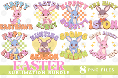 Easter Sublimation DTF Bundle Bunny Chick Farm Hip Hop Joy Product Image 1