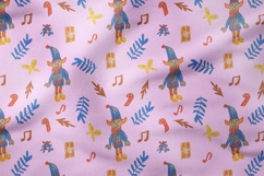 Wax Crayons Elf Workshop Seamless Patterns Product Image 6