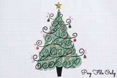 Minimalist Christmas Tree Sublimation Product Image 1