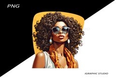 Retro Comic Style Pop Art Girls Clipart Png Product Image 1