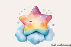 Space of Astronaut Watercolor Clipart PNG Product Image 10