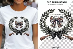 Deserted Hunter’s Wifes PNG Hunting Season Sublimation Product Image 1