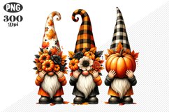 Halloween Gnomes Sublimation - Clipart PNG Design Product Image 1