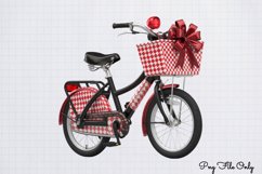 Red Black Glitter Plaid Clipart PNG Product Image 1