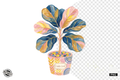 Charm Summer Houseplant Clipart Product Image 1