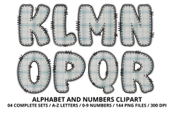 Blue Baby Shower Alphabet Clipart PNG 300 DPI Product Image 3