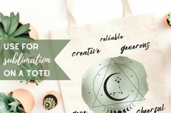 Astrological Zodiac Signs Sublimation with Shiny Metal Paint Product Image 3
